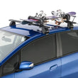 Load image into Gallery viewer, Rhino-Rack Universal Ski/Snowboard Carrier - Fits 3 Pairs of Skis or 2 Snowboards - Black - Back View