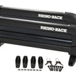 Load image into Gallery viewer, Rhino-Rack Universal Ski/Snowboard Carrier - Fits 3 Pairs of Skis or 2 Snowboards - Black - Installation View