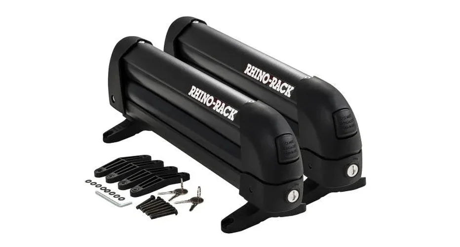 Rhino-Rack Universal Ski/Snowboard Carrier - Fits 3 Pairs of Skis or 2 Snowboards - Black - Additional View 5