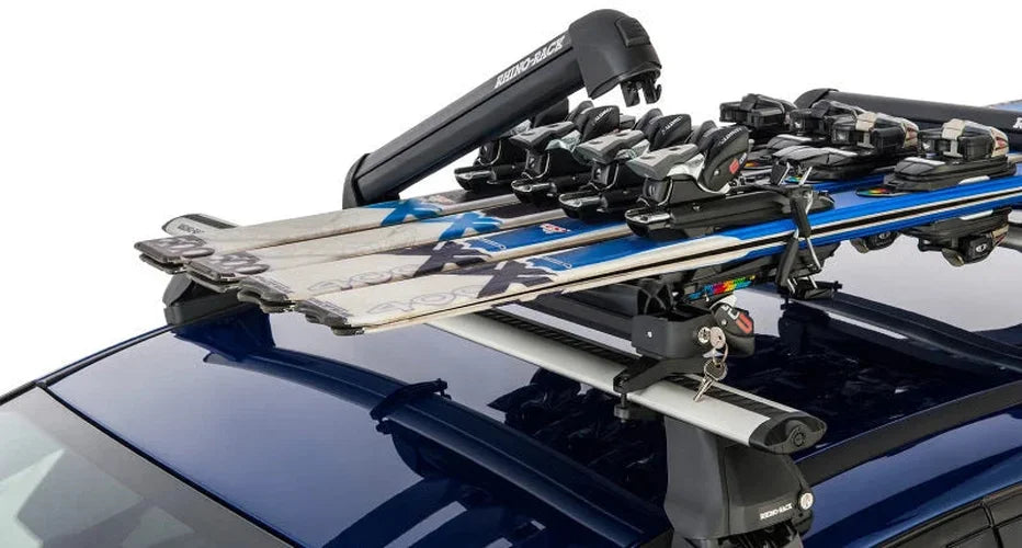 Rhino-Rack Universal Ski/Snowboard Carrier - Fits 4 Pairs of Skis or 2 Snowboards - Black - Additional View 5