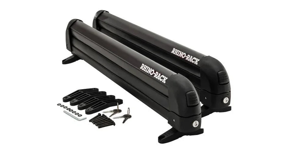 Rhino-Rack Universal Ski/Snowboard Carrier - Fits 4 Pairs of Skis or 2 Snowboards - Black - Additional View 6