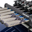 Load image into Gallery viewer, Rhino-Rack Universal Ski/Snowboard Carrier - Fits 6 Pairs of Skis or 4 Snowboards - Black - Back View