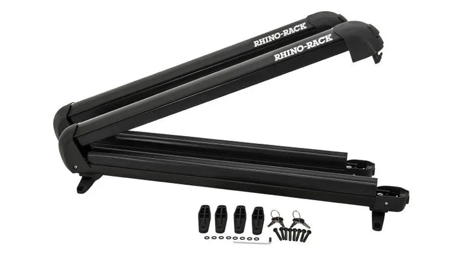 Rhino-Rack Universal Ski/Snowboard Carrier - Fits 6 Pairs of Skis or 4 Snowboards - Black - Additional View 6