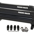 Load image into Gallery viewer, Rhino-Rack Universal Ski/Snowboard Carrier - Fits 3 Pairs of Skis or 2 Snowboards - Black - Installation View