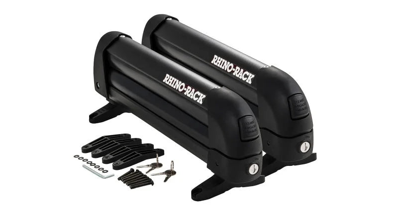 Rhino-Rack Universal Ski/Snowboard Carrier - Fits 3 Pairs of Skis or 2 Snowboards - Black - Additional View 5