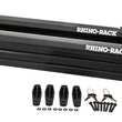 Load image into Gallery viewer, Rhino-Rack Universal Ski/Snowboard Carrier - Fits 4 Pairs of Skis or 2 Snowboards - Black - Installation View