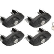 Load image into Gallery viewer, Rhino-Rack Vortex Locking End Caps - Set of 4 - Side View