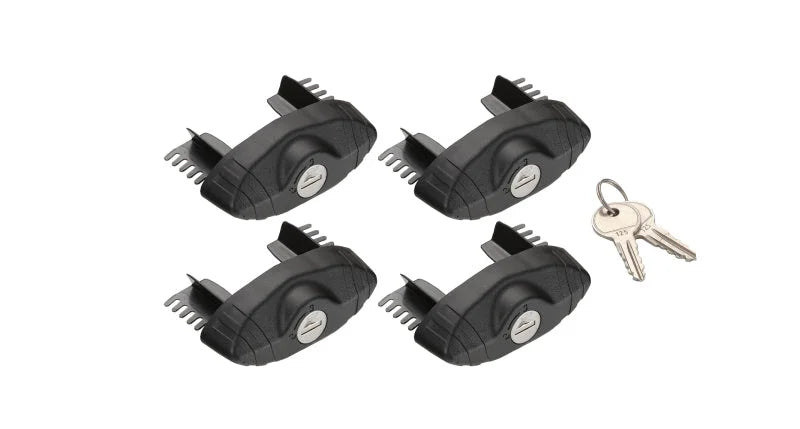 Rhino-Rack Vortex Locking End Caps - Set of 4 - Side View
