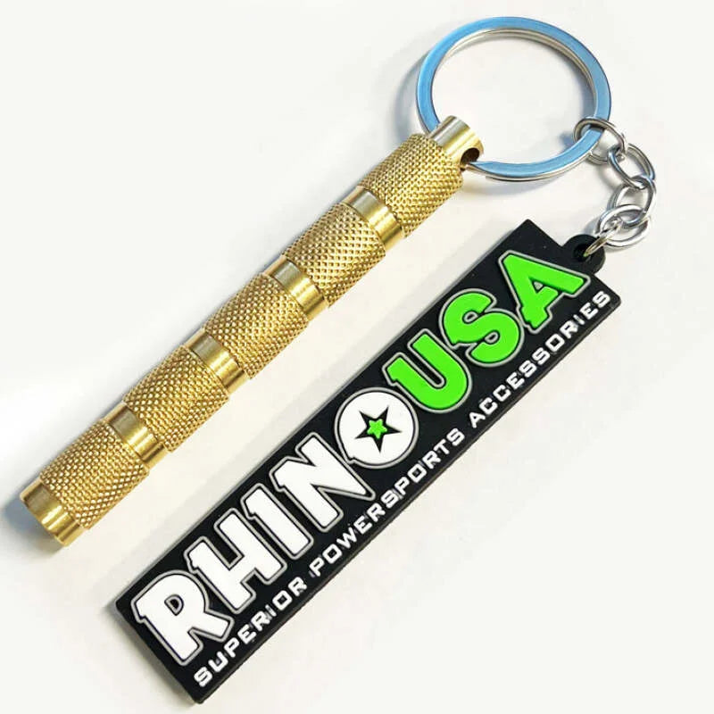 Rhino USA 0-60 Psi Tire Deflator Keychain - Side View