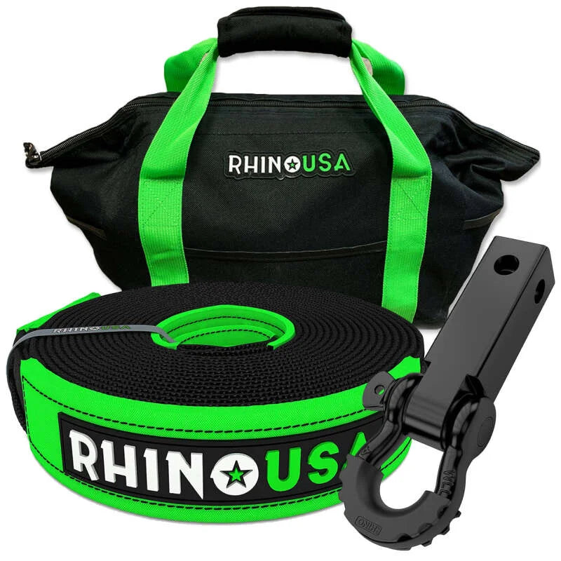 Rhino USA 20Ft Tow Strap/Hitch Combo - Main Product View