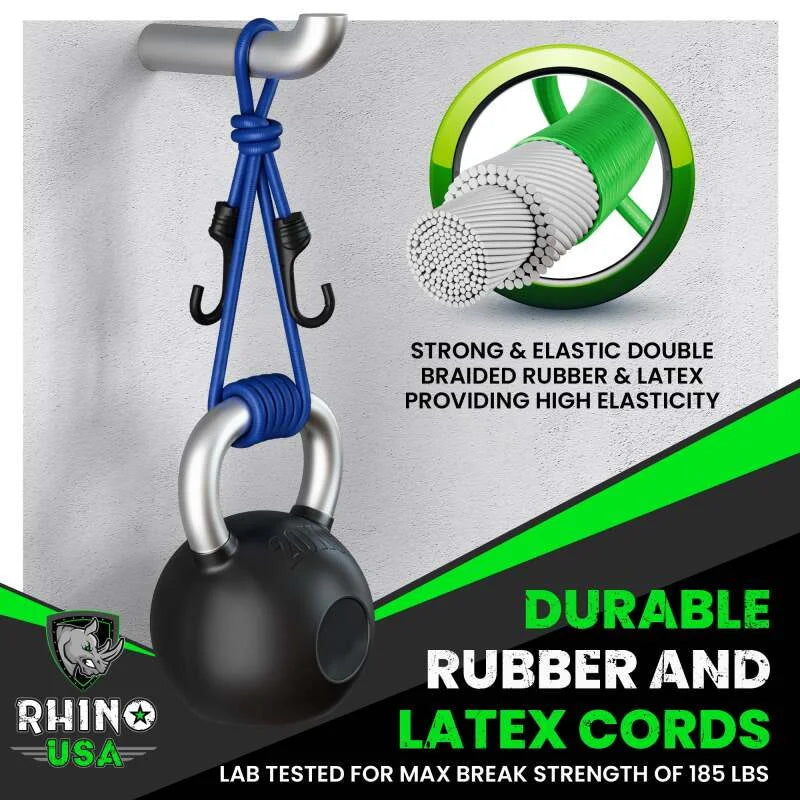 Rhino USA 28Pc Bungee Cord Assortment - Installation View