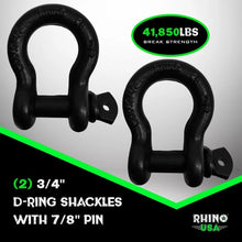 Load image into Gallery viewer, Rhino USA 30Ft Tow Strap/Shackles Combo - Additional View 6