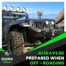 Load image into Gallery viewer, Rhino USA 3/4In D-Ring Shackle Set (2-Pack) Matte Black - Installation View