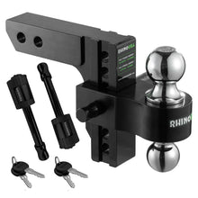 Load image into Gallery viewer, Rhino USA 6In Heavy Duty Drop Hitch - 2In (Black) - Main Product View