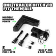Load image into Gallery viewer, Rhino USA 6In Heavy Duty Drop Hitch - 2In (Black) - Additional View 6