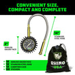 Load image into Gallery viewer, Rhino USA 75 Psi Analog Heavy Duty Tire Pressure Gauge - Side View