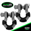 Load image into Gallery viewer, Rhino USA 8T Super Shackle 2-Pack (Gray) - Main Product View