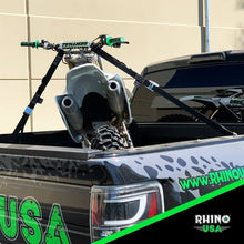 Load image into Gallery viewer, Rhino USA Cambuckle Motorcycle Tiedown Straps 2-Pack (Black) 1.5In X 8Ft - Side View
