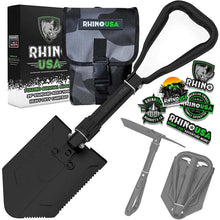 Load image into Gallery viewer, Rhino USA Folding Recovery Shovel W/Pick - Main Product View