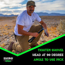 Load image into Gallery viewer, Rhino USA Folding Recovery Shovel W/Pick - Additional View 5