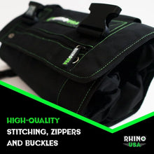 Load image into Gallery viewer, Rhino USA Heavy Duty Off-Road Tool Bag/Roll Camo - Installation View