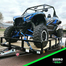 Load image into Gallery viewer, Rhino USA Heavy Duty Ratchet Tie-Downs 2-Pack (Black) 1.6In X 8Ft - Installation View