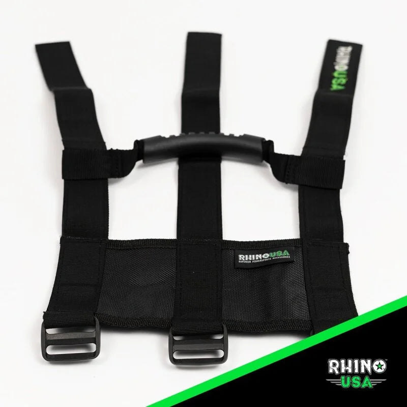 Rhino USA Heavy-Duty Roll Bar Grab Handles - Back View