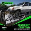 Load image into Gallery viewer, Rhino USA Heavy Duty Vehicle Tie Down Kit (Snap Hook) - Side View