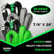 Load image into Gallery viewer, Rhino USA Kinetic Energy Recovery Rope (7/8In X 20Ft) Green - Additional View 7