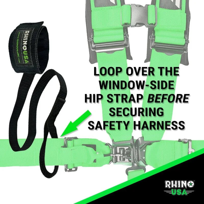 Rhino USA Off-Road Wrist Restraints (Pair) - Back View