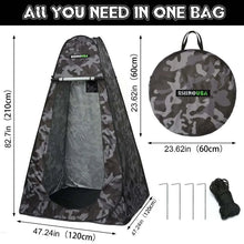 Load image into Gallery viewer, Rhino USA Popup Privacy Tent - Camo - Side View