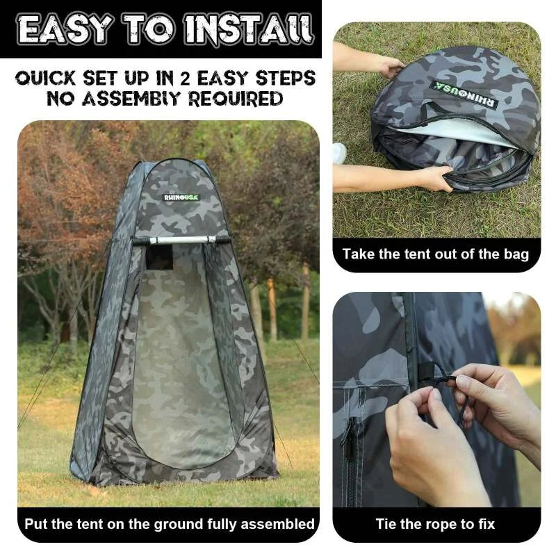Rhino USA Popup Privacy Tent - Camo - Additional View 7