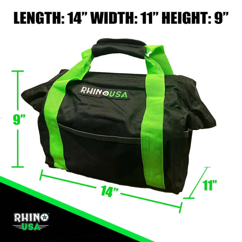 Rhino USA Recovery Bag (Black) - Side View