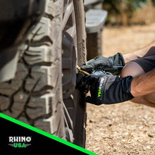 Load image into Gallery viewer, Rhino USA Recovery Gloves (Black) - Back View