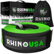 Load image into Gallery viewer, Rhino USA Recovery Tow Strap 3Inx30Ft (Green) - Main Product View