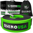 Load image into Gallery viewer, Rhino USA Recovery Tow Strap 4Inx30Ft (Black) - Main Product View
