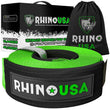 Load image into Gallery viewer, Rhino USA Recovery Tow Strap 4Inx30Ft (Green) - Main Product View