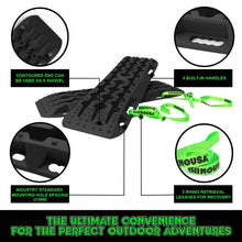 Load image into Gallery viewer, Rhino USA Recovery Traction Boards - Black (Pair) - Additional View 5