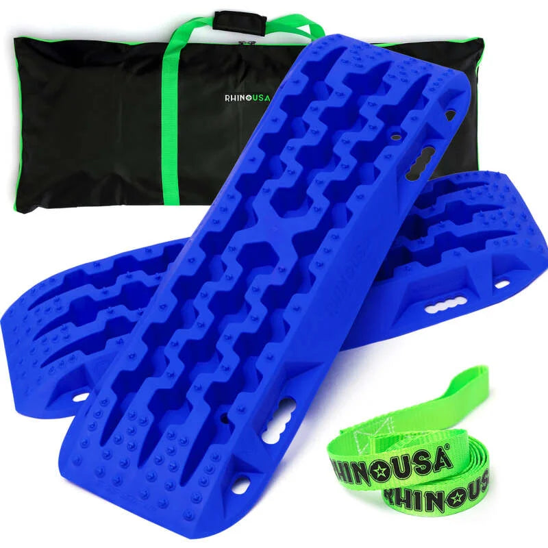 Rhino USA Recovery Traction Boards - Blue (Pair) - Main Product View