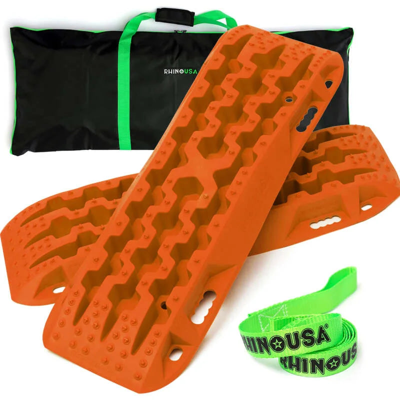 Rhino USA Recovery Traction Boards - Orange (Pair) - Main Product View