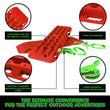 Load image into Gallery viewer, Rhino USA Recovery Traction Boards - Red (Pair) - Additional View 5