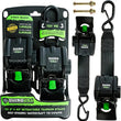 Load image into Gallery viewer, Rhino USA Retractable Transom Straps (2 Pack-Black) - Main Product View