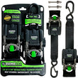 Load image into Gallery viewer, Rhino USA Retractable Transom Straps (2 Pack-Stainless)