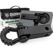 Load image into Gallery viewer, Rhino USA Shackle Hitch Receiver W/ D-Ring (Black) - Main Product View