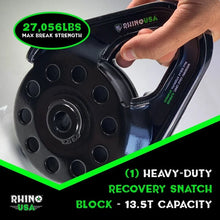 Load image into Gallery viewer, Rhino USA Snatch Block - Additional View 5