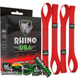 Load image into Gallery viewer, Rhino USA Soft Loops Motorcycle Tie-Down Set 4-Pack Red - Main Product View