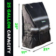 Load image into Gallery viewer, Rhino USA Spare Tire Trash Bag - Black - Back View
