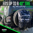 Load image into Gallery viewer, Rhino USA Spare Tire Trash Bag - Camo - Back View