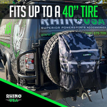 Load image into Gallery viewer, Rhino USA Spare Tire Trash Bag - Camo - Back View