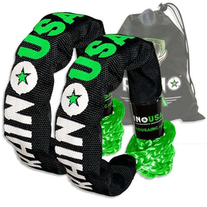 Rhino USA Synthetic Soft Shackle (2Pk 3/8InX22In) (Green) - Main Product View